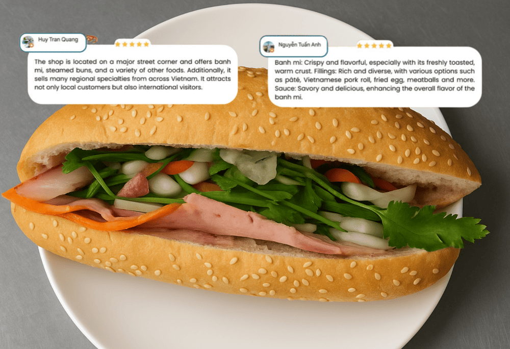 Banh Mi Nhu Lan is often praised by customers for being delicious and satisfyingly filling